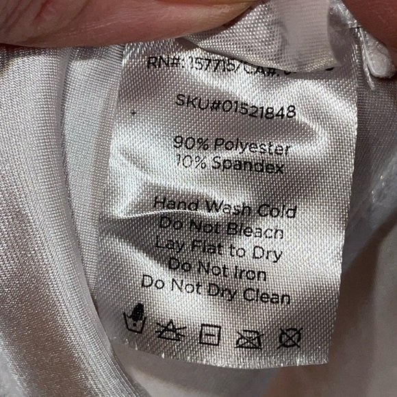 Spirit White Embroidered Lace Corset Top - Picture 9 of 11